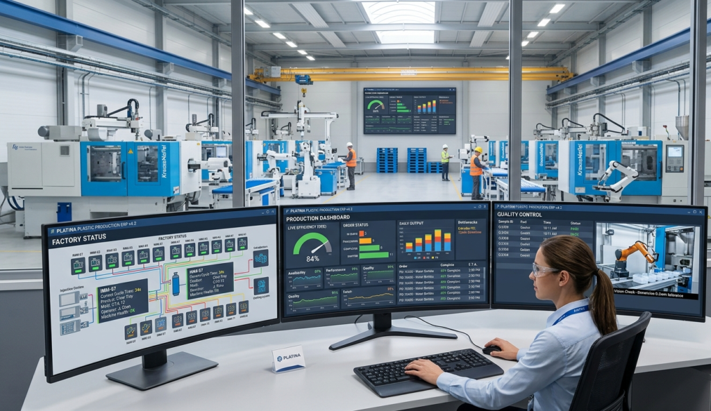 Plastic Production Management Software image