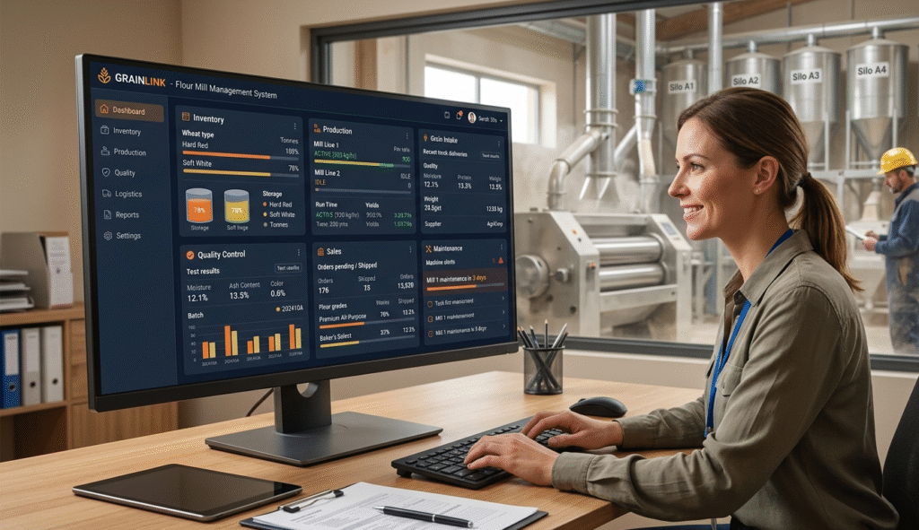 Flour Mill Management Software image