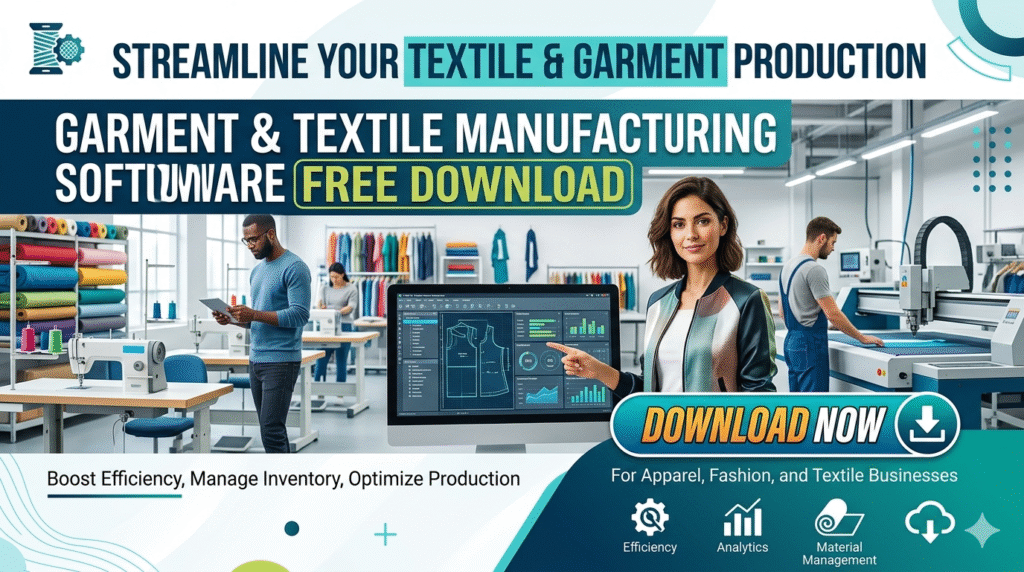 Garment & Textile Manufacturing Software Free Download image