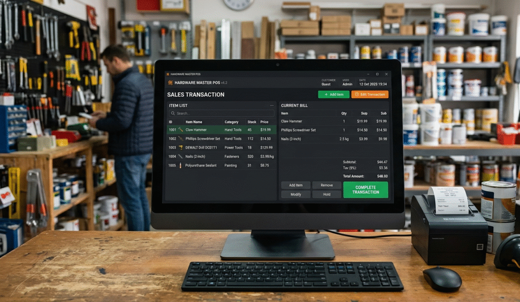 Hardware Shop Billing Software image