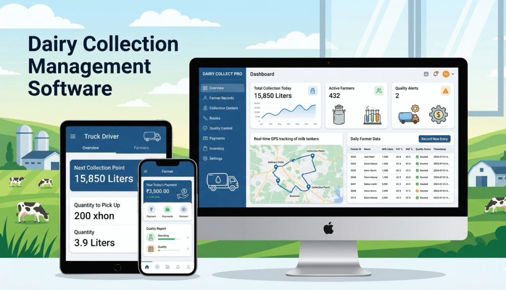 Dairy Collection Management Software image