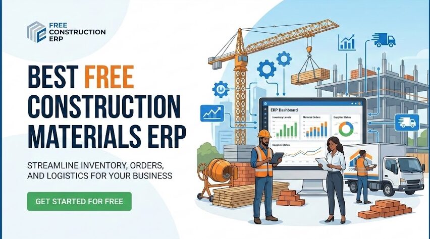 Best Free Construction Materials ERP Software image