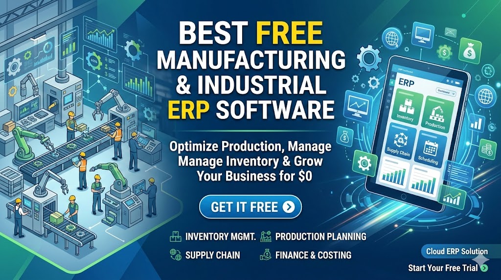 Best Free Manufacturing & Industrial ERP Software image