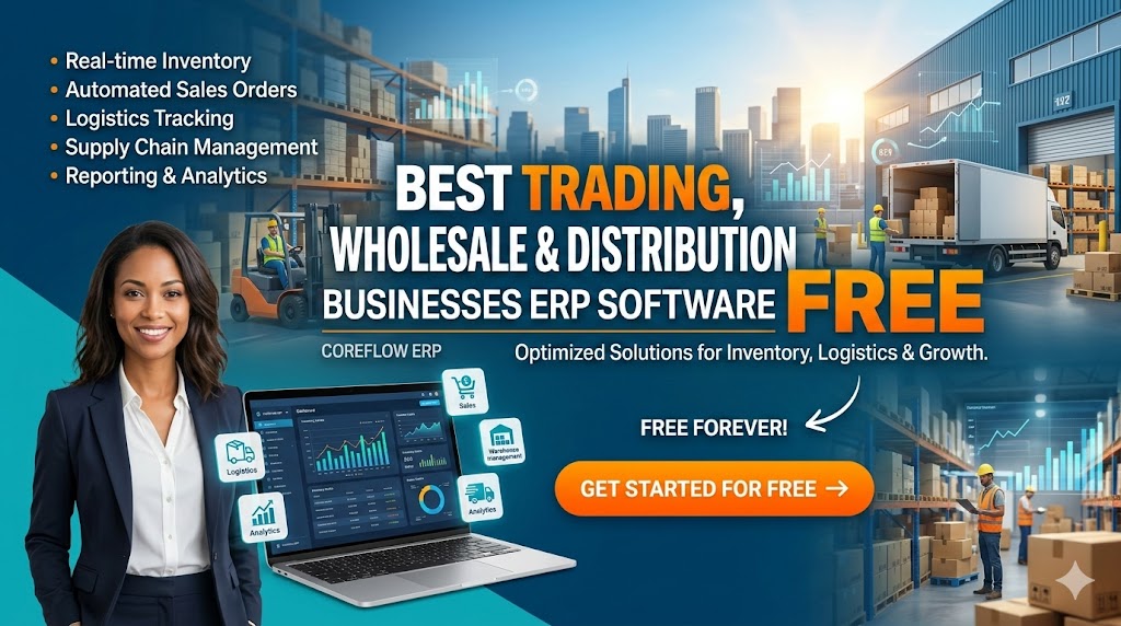 Best Trading, Wholesale & Distribution Businesses ERP Software Free image